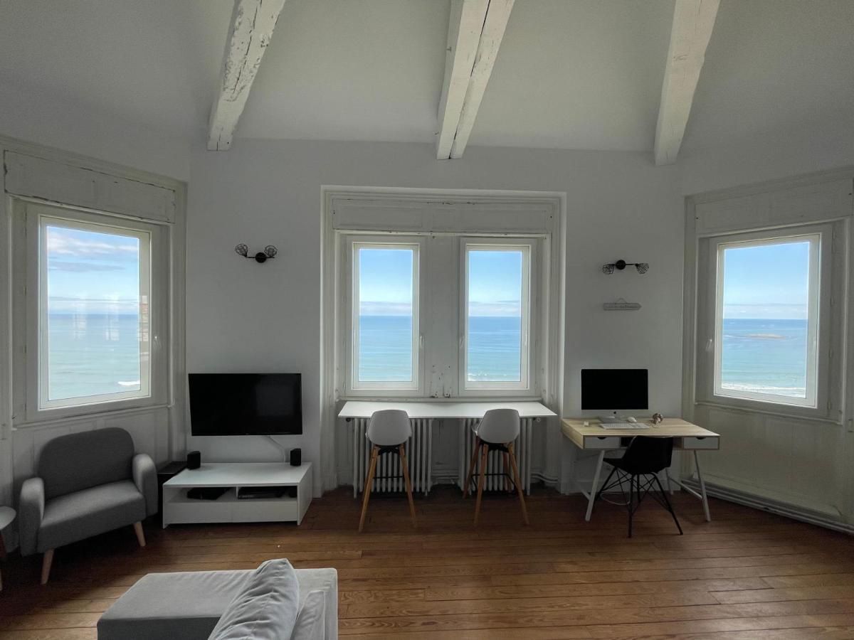 1Ere Ligne Mer Appartement 7 Personnes. Biarritz Exterior photo