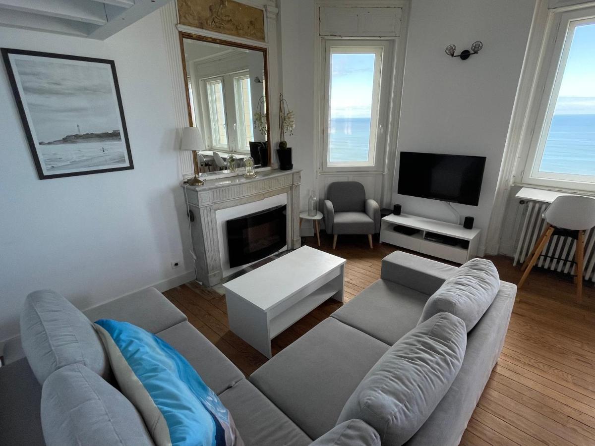 1Ere Ligne Mer Appartement 7 Personnes. Biarritz Exterior photo